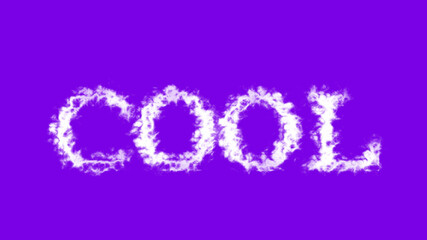 Cool cloud text effect violet isolated background. animated text effect with high visual impact. letter and text effect. 