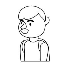 little student boy avatar character