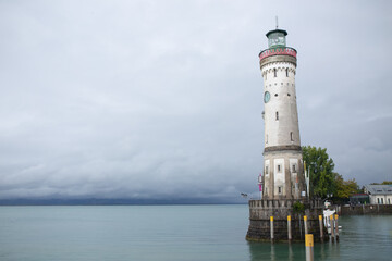 Fototapeta na wymiar latarnia morska w Lindau