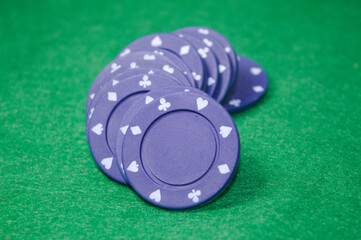 Fichas para jogos de p&ocirc;quer ou roleta de cassino