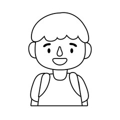 little student boy avatar character