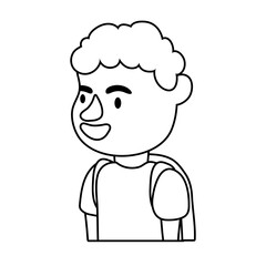 little student boy avatar character
