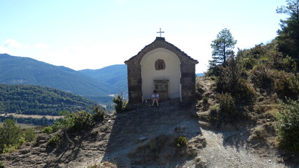 Fototapeta na wymiar ermita yebra de basa