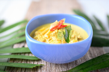 Southern Thai  style curry with pork and pineapple