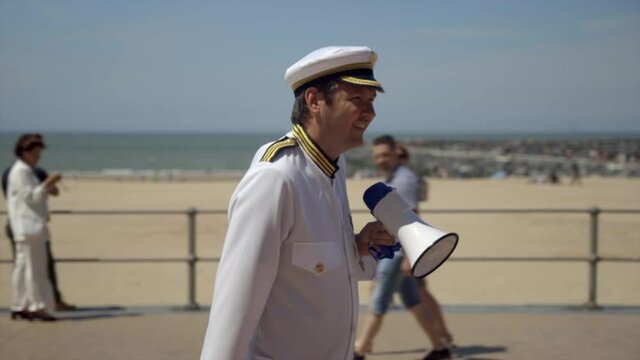 Captain Sailor Walk Entertainment Duo Dynamic Ostend Oostende Sea Ocean