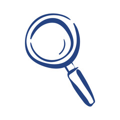search magnifying glass free form style icon