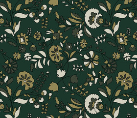 traditional Indian paisley pattern on    background