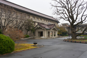 Fototapeta na wymiar View of Tokyo National Museum in Tokyo, Japan