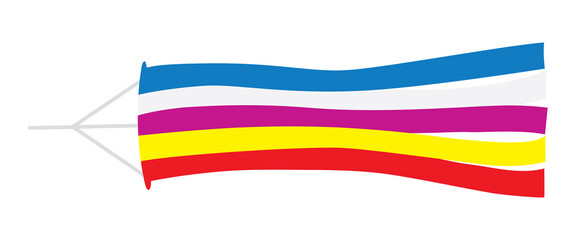 鯉のぼりの吹き流し