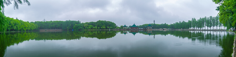 Summer scenery of Wuhan East Lake Scenic Spot