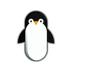 a penguin icon illustration design