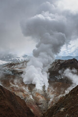 Fototapeta na wymiar Mutnovsky volcano, Kamchatka.