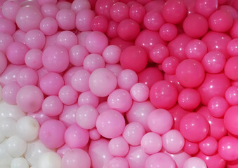 Background of a set of colored balloons