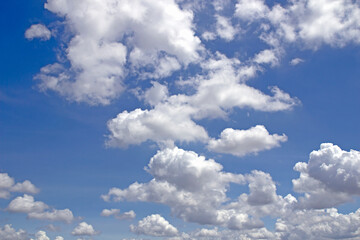 Blue sky background with clouds