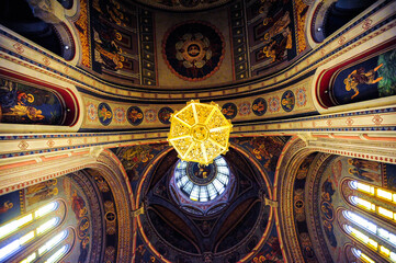 Fototapeta premium Techo de la Catedral Ortodoxa en Timisuara Rumania