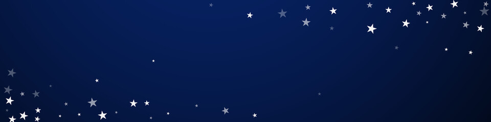Random falling stars Christmas background. Subtle 