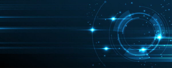 Abstract technology background Hi-tech communication concept innovation background vector illustration