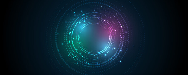 Abstract technology background Hi-tech communication concept innovation background vector illustration