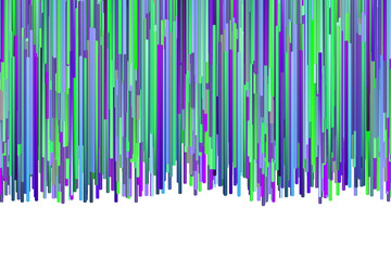 Hand drawn multicolor canvas with vertical lines. Embroidery ornament on white background. Colored thread pattern. Vector Handmade grunge texture. Design for banner, flyer, business card, invitation.