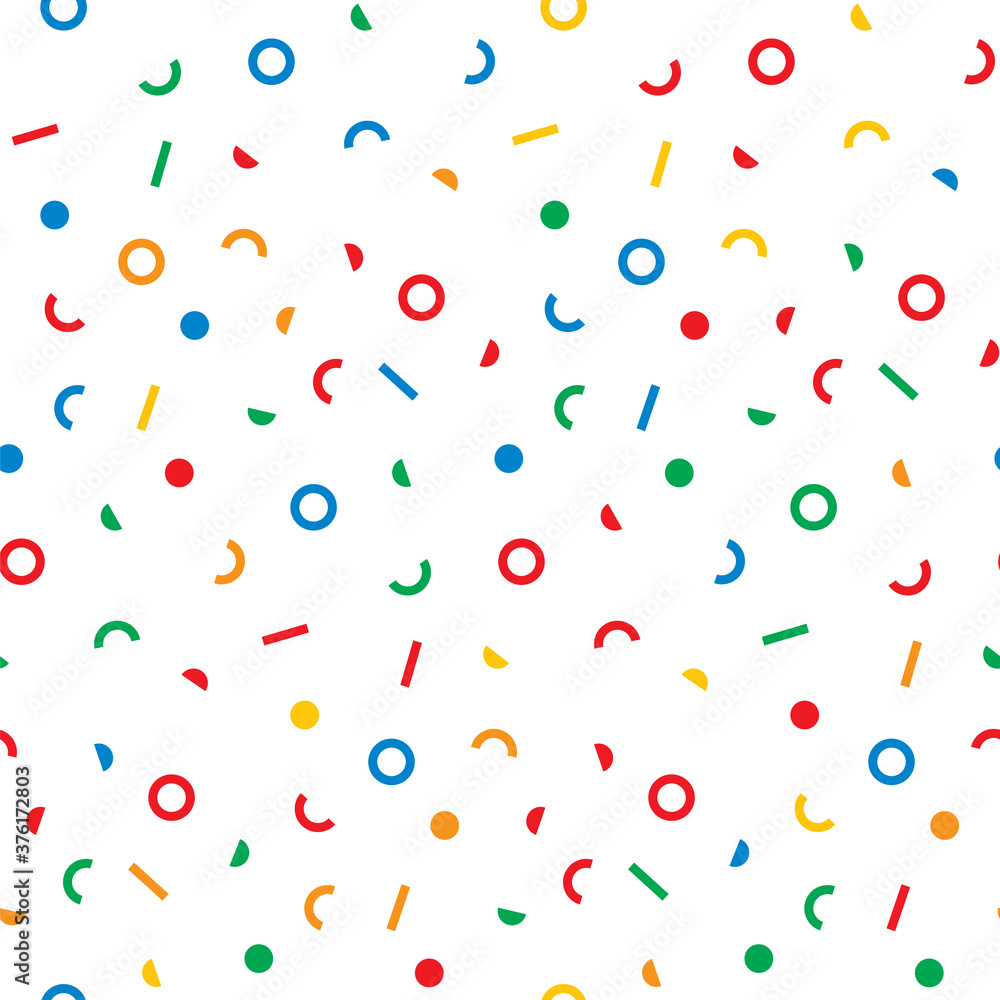 Poster seamless pattern. color abstract background. vector design wrapping paper.