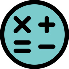 Obraz premium Math icon