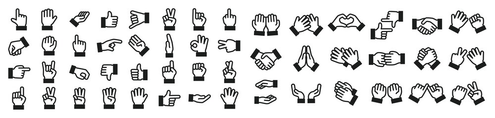 手 アイコンセット