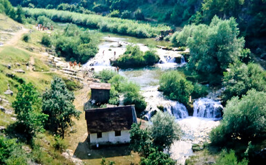Plitvice Lakes National Park, Croatia in the 1980s