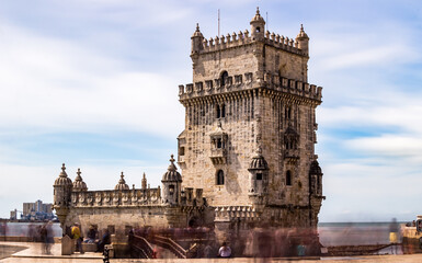 Fototapeta na wymiar belem tower lisbon portugal