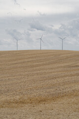 Wind turbines in the Uckermark