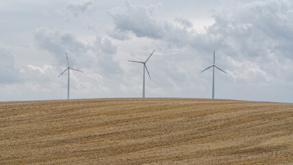 Wind turbines in the Uckermark