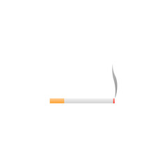Cigarette 3d sign icon. Vector illustration eps 10