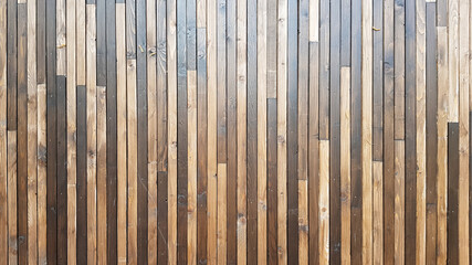 Texture of wooden wall background. Natural brown background for design, copy space.