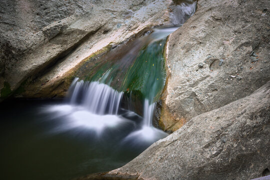 transylvanian landscape waterfall