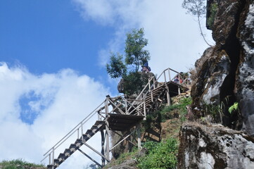 September 6, 2020 Kebumen, Central Java, Indonesia Photos of photos of tourist attractions in the Dieng Wonosobo area with its beautiful highlands and lots of mountains