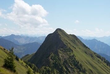 Obraz na płótnie Canvas Panorama Bilder der Alpen vom Glatthon in 2134 Metern Höhe