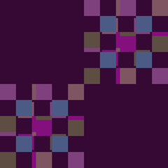 Art & Illustration abstract square pattern design mosaic texture tile purple pink colorful squares wallpaper wall  blue geometric cube color decoration row
