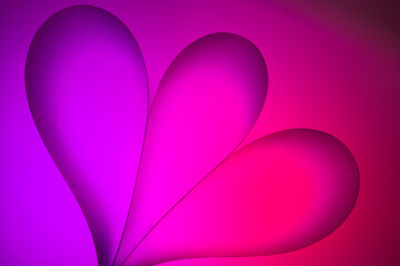 pink background with hearts