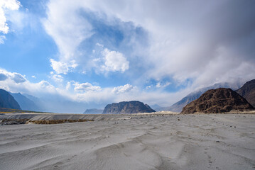 Sarfaranga cold desert, the world's highest in Skardu, Pakistan