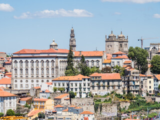 Fototapeta na wymiar PORTO, PORTUGAL - JUNE 11, 2019: Porto Historic Center. It is the second-largest city in Portugal. It was proclaimed a World Heritage Site by UNESCO in 1996.