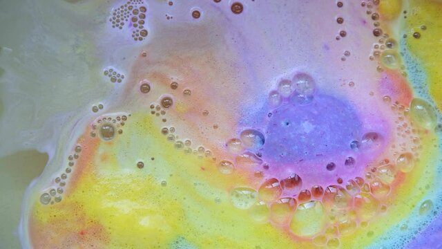 Abstract liquid painting texture, paint pouring background, Luxury rainbow colors, motion shot