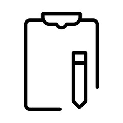 clipboard and pen icon