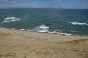日本の砂丘の楽しいリフト