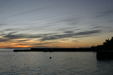 Naklejka premium Animals, Tiere, Sonnenuntergänge Malediven Urlaub