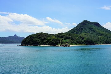 瀬戸内海の眺め（高松・小豆島間）