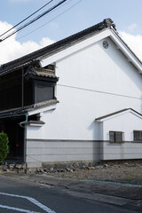 Old house in Sakaki Station on Hokkoku Road in  Sakaki Town, Nagano Prefecture