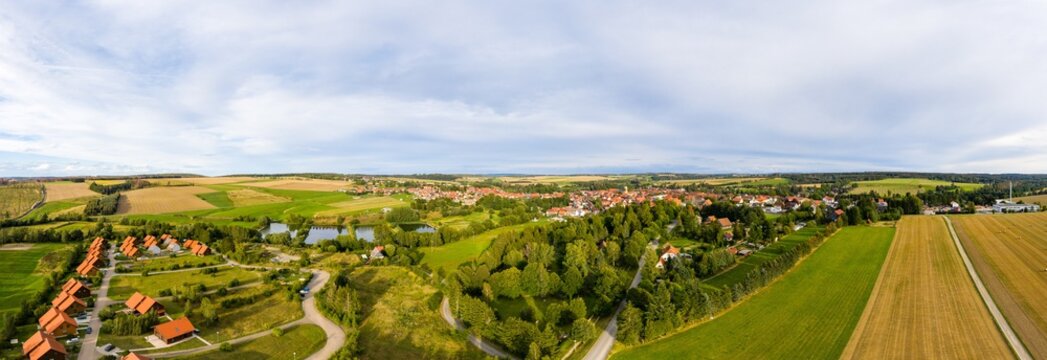 Blick &uuml;ber Hasselfelde im Harz
