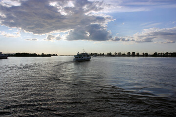 Russia Kazan city Kazanka river beautiful views sunset sights