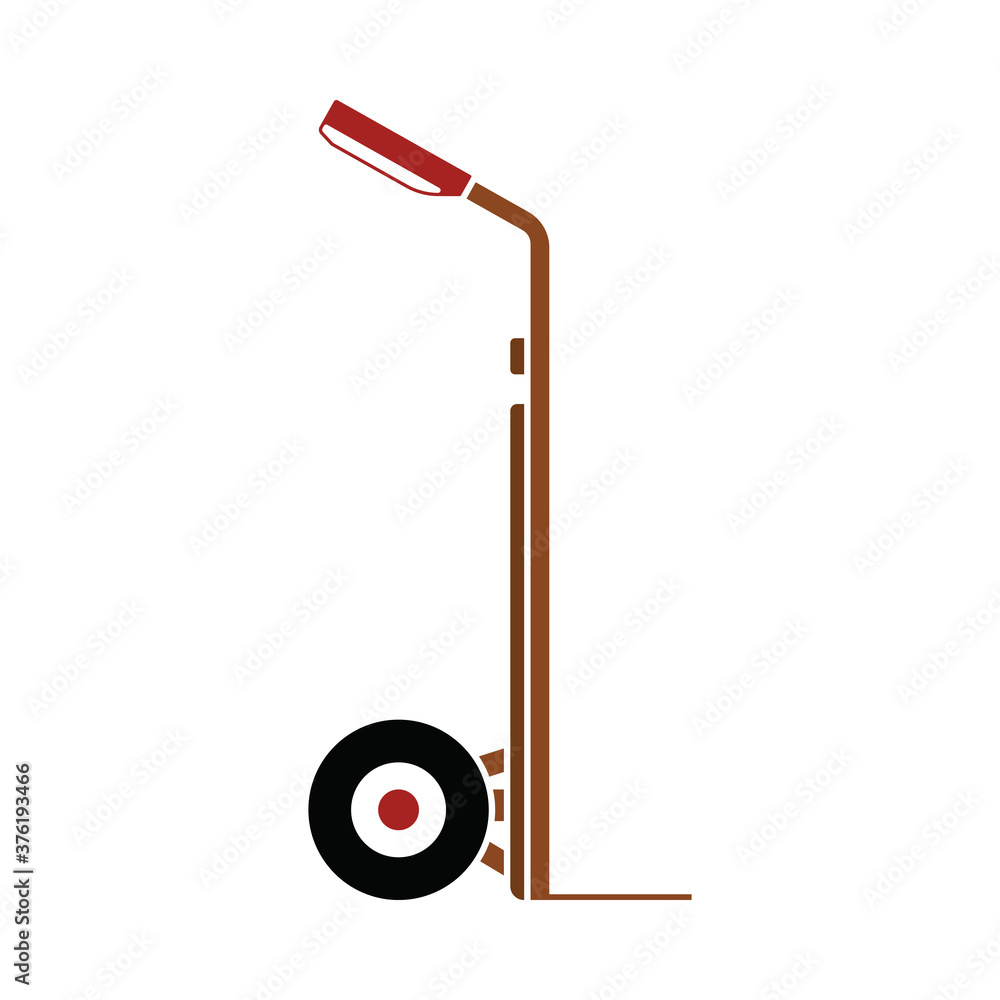 Sticker Warehouse Trolley Icon