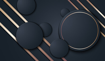 Vector illustration of Modern golden background.