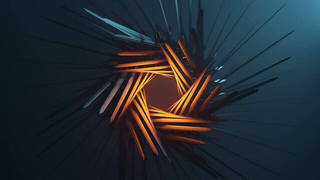 Infinite Loop Animation With Swords
